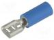 Faston  plochý  4,8mm  0,8mm  samica  1÷2,5mm2  krimpovacie  modrý