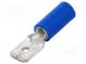 Faston  plochý  6,3mm  0,8mm  samec  1÷2,5mm2  krimpovacie  modrý