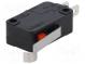 Mikrospínač SNAP ACTION  s páčkou simulujúcou kladku  SPDT