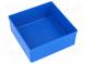 Škatuľka  polystyrén  modrý  108x108x45mm  EuroPlus Insert 45