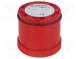 Signalizátor  svetelný  LED  červený  24VDC  24VAC  IP65  -30÷60°C