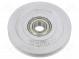 Koleso  Ø  80mm  W  11mm  250kg  liatinové  Øpr.mont.otv  15mm