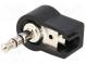 Zástrčka  Jack 3,5mm  vidlica  stereo  póly  3  uhlové, 90°