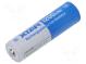 Aku  Li-Ion  14500  3,6V  1200mAh  Ø14,3x50,5mm  2,8A
