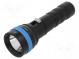 Svietidlo  potápačská LED dióda  L  152mm  10/1600lm  Ø  29÷45mm