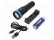 Svietidlo  potápačská LED dióda  L  146mm  400/800/1600lm  Ø  46mm