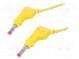 Merací kábel  32A  banánová svorka 4 mm,z oboch strán  Dĺž  1m