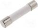 Poistka  tavná  pomalá  8A  500VAC  keramická,cylindrický  mosadz