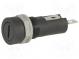 Zásuvka  valcové poistky  5x20mm  10A  Montáž  na panel  -30÷85°C