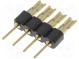 Redukcia  kolíkový  PIN  4  priamy  2,54mm  spájkovanie,THT  1x4
