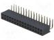 Zásuvka  kolíkový  zásuvka  PIN  32  uhlové, 90°  2,54mm  THT  2x16