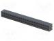 Zásuvka  kolíkový  zásuvka  PIN  44  priamy  2mm  THT  2x22  L2,7mm