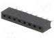 Zásuvka  kolíkový  zásuvka  PIN  8  priamy  2mm  THT  1x8  L2,7mm