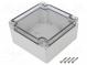 Kryt  univerzálny  X  120mm  Y  120mm  Z  60mm  ZP  ABS  svetlošedá