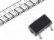 Tranzistor  P-MOSFET  unipolárny  -100V  -1,2A  0,33W  SOT23